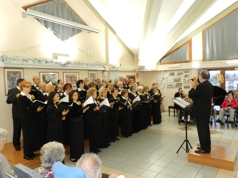 Spettacolo del coro in auditorium